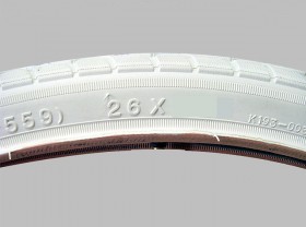 타이어(26*1.25, 켄다K193, 백색)