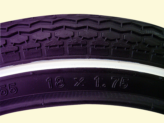 타이어(18*1.75, 흥아HS159, 로드식, 흑색)