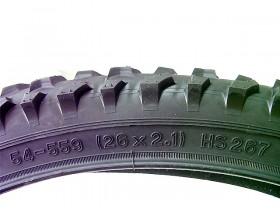 타이어(26*2.1, 흥아HS267, 흑색/칼라)
