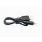충전기용케이블(5핀, USB용, L/500mm, 흑색/백색)