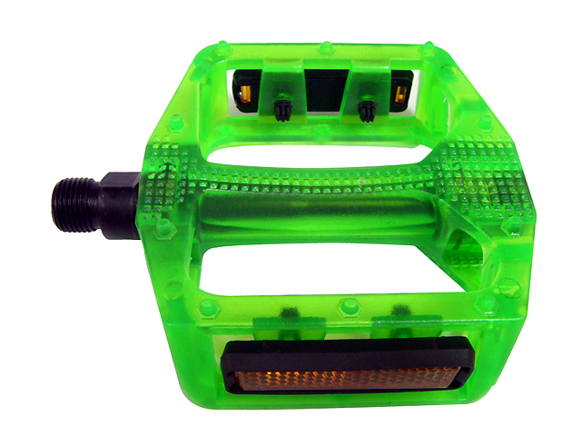 페달(MTB, 대형, PVC, FP-801, 흑색/녹색) 고급형