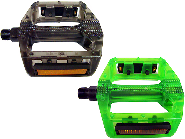 페달(MTB, 대형, PVC, FP-801, 흑색/녹색) 고급형