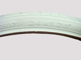 타이어(24*1.25, 켄다K193, 백색)