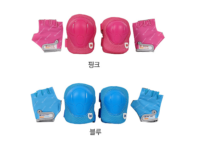 보호대(아동용 롤리펫P3, 핑크/블루,M/S사이즈)