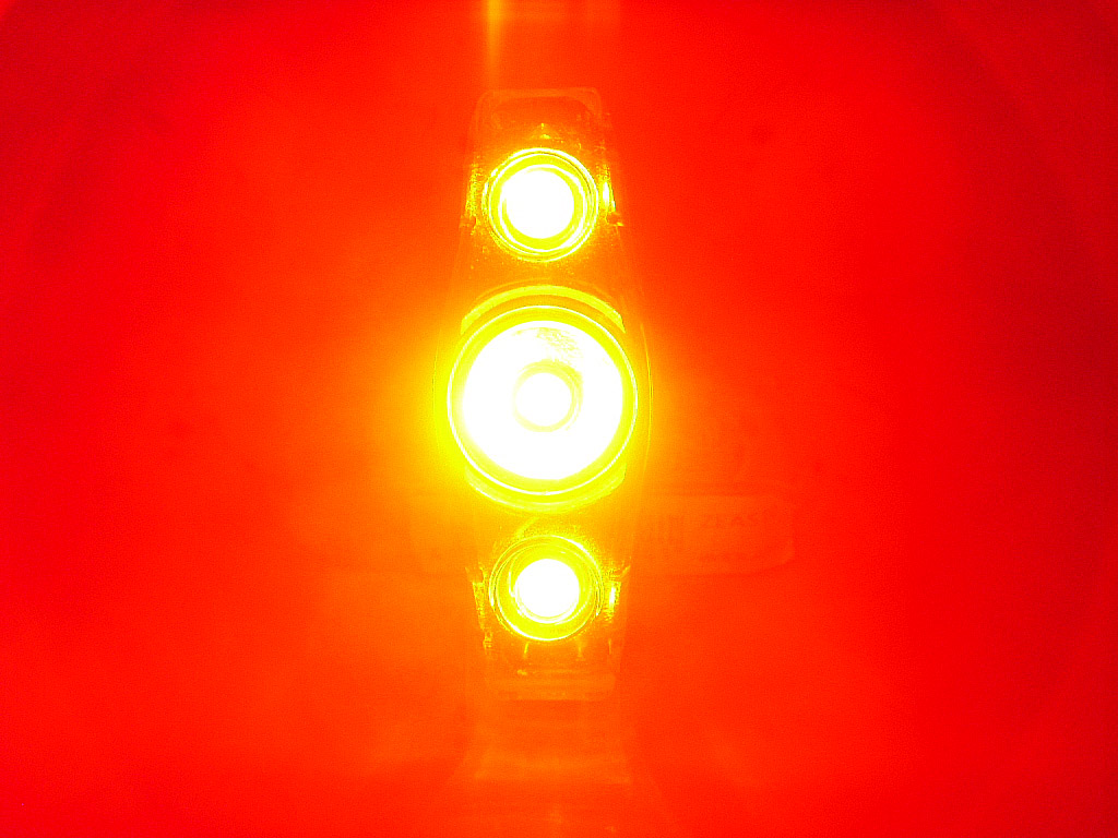 깜박등(3구 LED, XC-193R, 빛확장/스팟기능)