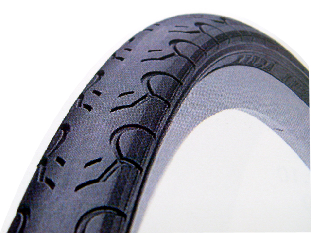 타이어(700*25C, 펑크방지패드, K-SHIELD-GKEE, 흑색/야광띠RT)