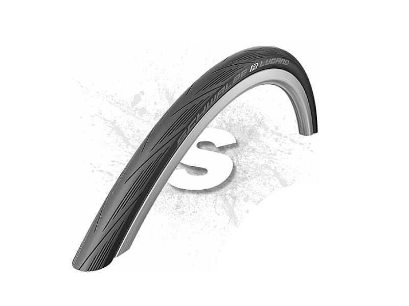 타이어(700*23C (23-622), 슈발베 루가노, FD, 흑색)