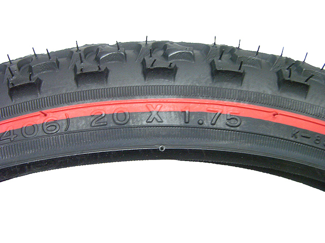 타이어(20*1.75, K831, 흑색/칼라)