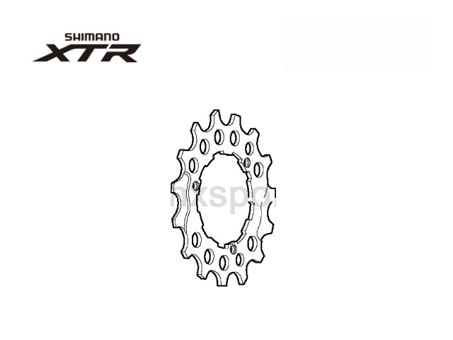 후일 스프라켓(9단, 시마노 XTR, CS-M960, 15T)